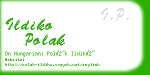 ildiko polak business card